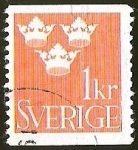 Stamps : Europe : Sweden :  TRES CORONAS