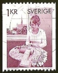 Stamps : Europe : Sweden :  MUJER
