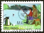 Stamps : Europe : Sweden :  BREV INRIKES - PESCA