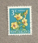 Stamps Oceania - New Zealand -  Flor Puarangi