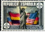 Sellos de Europa - Espa�a -  1 de Junio CL Aniversario de la Constitución de los EE.UU.Codigo Edifil (763) 