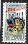 Stamps Spain -  1508- CENTENARIO DE LA   I  CONFERNCIA POSTAL INTERNACIONAL.