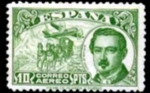 Stamps Spain -  12 de octubre Conde de San Luis, Correo Aereo Codigo Edifil (990)