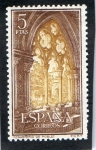 Sellos de Europa - Espa�a -  1497- REAL MONASTERIO DE SANTA MARIA DE POBLET. DETALLE DEL CLAUSTRO.