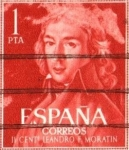 Sellos del Mundo : Europa : Espaa : II cent Leandro F Moratin