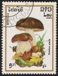 Stamps : Asia : Laos :  SETAS-HONGOS: 1.174.002,01-Boletus edulis -Phil.47561-Dm.985.30-Y&T.634-Mch.829-Sc.628