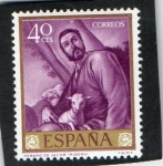 Sellos de Europa - Espa�a -  1499- JOSE DE RIBERA    