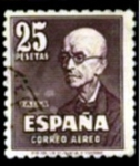 Stamps Spain -  1 de diciembre Falla Correo Aereo.Correo Aereo. Codigo Edifil (1015) 