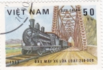 Sellos de Asia - Vietnam -  ferrocarriles de vapor