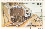 Stamps Cambodia -  ferrocarriles