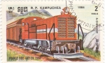 Stamps : Asia : Cambodia :  ferrocarriles