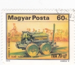 Stamps Hungary -  ferrocarriles de vapor