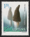 Stamps Lithuania -  SETAS-HONGOS: 1.179.002,00-Morchella elata