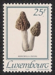 Sellos del Mundo : Europa : Luxemburgo : SETAS-HONGOS: 1.180.014,00-Morchella favosa