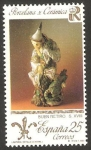 Stamps : Europe : Spain :  3112 - Lámpara de porcelana, del Palacio de Aranjuez, Real Fábrica del Buen Retiro