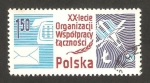 Stamps Poland -  2401 - 20 anivº de Correos y Telecomunicaciones