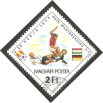 Stamps Hungary -  2800 - Mundial de fútbol España 82