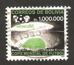 Sellos de America - Bolivia -  669 - Mundial de fútbol México 86, Estadio Azteca