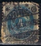 Stamps Denmark -  Scott 26  Cifras