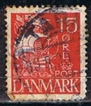 Sellos de Europa - Dinamarca -  Scott  192  Carabela (2)
