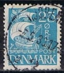Stamps Denmark -  Scott  194  Carabela