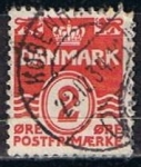 Stamps Denmark -  Scott  221  Cifras (5)