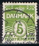 Stamps Denmark -  Scott  223  Cifras