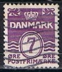 Stamps Denmark -  Scott  225  Cifras  (4)