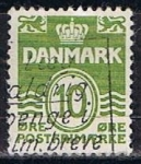 Stamps Denmark -  Scott  228  Cifras 