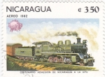 Stamps : America : Nicaragua :  centenario adhesion nicaragua a la upu