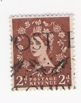 Stamps United Kingdom -  Queen Elizabeth II (repetido)