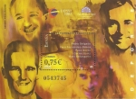 Stamps : Europe : Spain :  3948 - Pedro Delgado, Paco Fernández Ochoa, Paco Gento, Carlos Sáinz e Iñaki Urdangarín