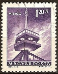 Stamps : Europe : Hungary :  Torre de televisión,Miskolc