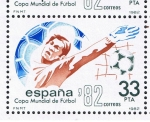 Stamps Spain -  Edifil  2662  Copa Mundial de Fútbol España ´82.  