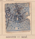 Stamps Germany -  Wurtemberg Ed 1869