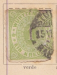 Stamps : Europe : Germany :  Wurtemberg Ed 1881