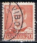 Stamps Denmark -  Scott  307 frederik IX
