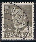 Stamps Denmark -  Scott  323  Frederik IX (2)