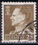 Stamps Denmark -  Scott  384  Frederik IX (2)