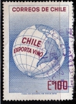 Sellos de America - Chile -  Chile exporta vinos	