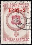 Stamps Chile -  Nacionalización cobre	