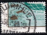 Stamps : America : Chile :  Lan surca los cielos del mundo	