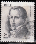 Stamps : America : Chile :  D. Portales	