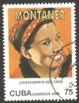Sellos de America - Cuba -  3482 - Centº del cine, Rita Montaner