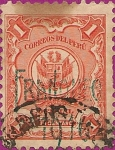 Stamps Peru -  Sobrecarga Franqueo 1916.