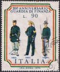 Stamps Italy -  200 ANIV. DE LA GUARDIA DI FINANZA