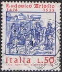 Stamps Italy -  500 ANIV. DEL NACIMIENTO DEL POETA LUDOVICO ARIOSTO