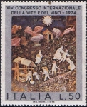 Stamps Italy -  16º CONGRESO INTERNACIONAL DE LA VIÑA Y EL VINO