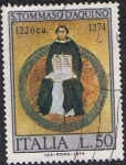 Stamps : Europe : Italy :  7º CENT. DE LA MUERTE DE SANTO TOMÁS DE AQUINO