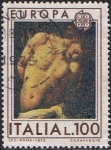 Stamps Italy -  EUROPA 1975. FLAGELACIÓN DE CRISTO, DE CARAVAGGIO